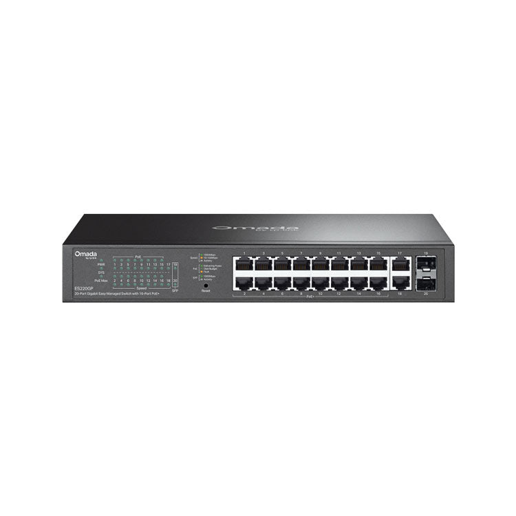 ES220GP TP-Link Omada 20-Port Gigabit Easy Managed Switch with 16-Port PoE+ By TP-LINK - Buy Now - AU $273.48 At The Tech Geeks Australia