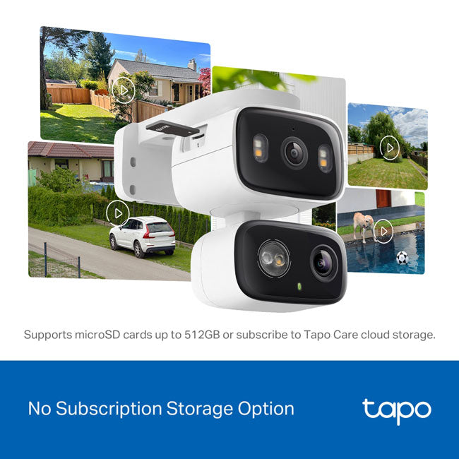 TC34 TP-Link Indoor/Outdoor Dual Lens Pan/Tilt Security Camera By TP-LINK - Buy Now - AU $146.50 At The Tech Geeks Australia