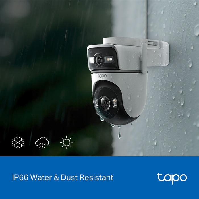TC47 - TP-Link TAPO Outdoor Dual Lens Pan/Tilt Security Camera By TP-LINK - Buy Now - AU $176 At The Tech Geeks Australia