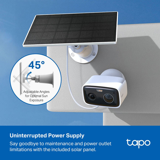 TC80 KIT TP-Link Tapo Solar-Powered Security Camera Kit By TP-LINK - Buy Now - AU $119.81 At The Tech Geeks Australia