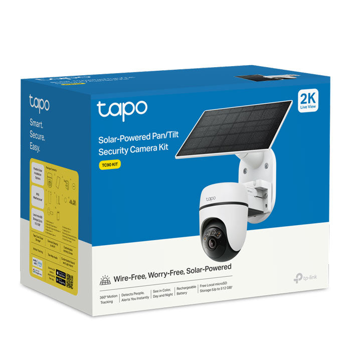 TC90 KIT TP-Link TAPO Solar-Powered Pan/Tilt Security Camera Kit By TP-LINK - Buy Now - AU $200.32 At The Tech Geeks Australia