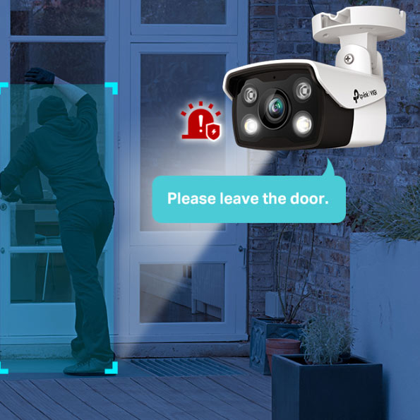 TP-Link VIGI 4MP C340(4mm) Outdoor Full-Colour Bullet Network Camera,4mm Lens, Smart Detection, 3YW By TP-LINK - Buy Now - AU $66.49 At The Tech Geeks Australia