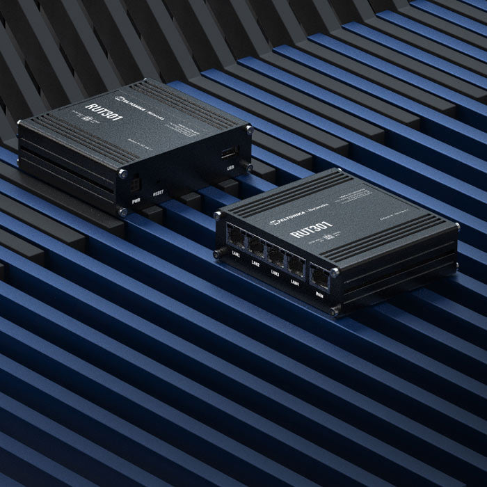 Teltonika RUT301 Industrial Ethernet Router, Rugged Industrial Ethernet Router, 5 Ethernet Ports, 2 Configurable Digital Inputs/Outputs, PSU included By Teltonika - Buy Now - AU $135.52 At The Tech Geeks Australia