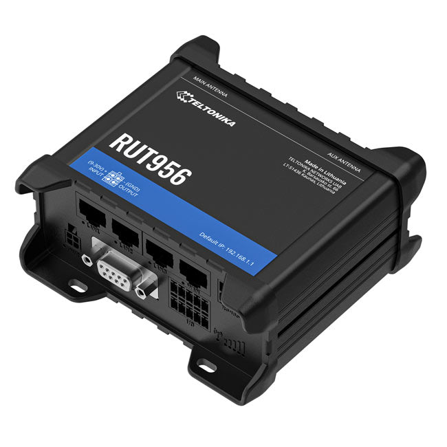 Teltonika RUT956 Global Version Industrial Cellular Router, PSU included By Teltonika - Buy Now - AU $551.04 At The Tech Geeks Australia