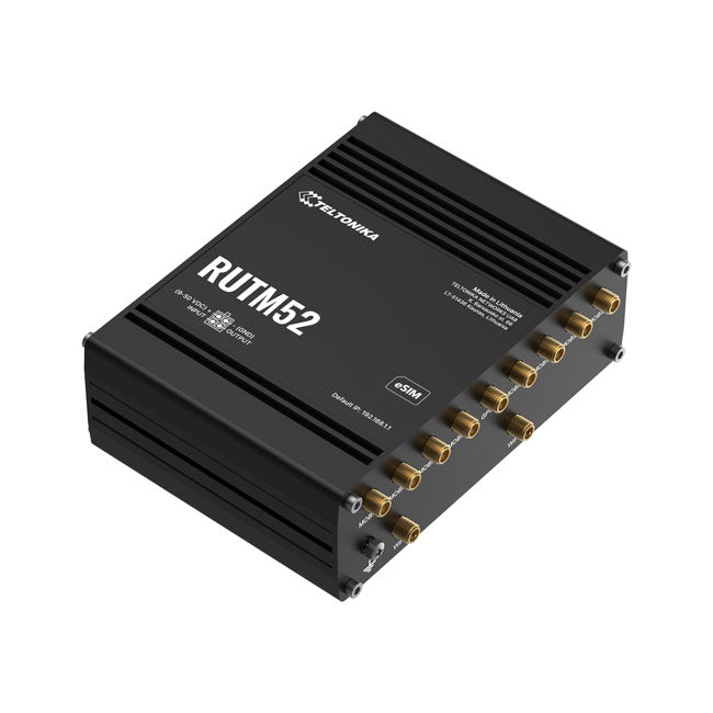 Teltonika RUTM52 Dual 5G Router, 5G dual SIM/ESIM cellular, 5 Gigabit Ethernet ports, Backward compatible with 4G(LTE Cat 20) By Teltonika - Buy Now - AU $2017.12 At The Tech Geeks Australia
