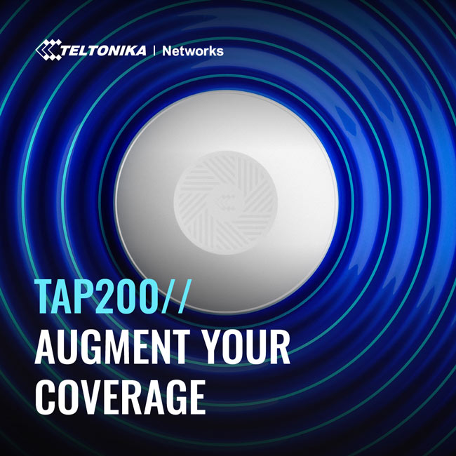 Teltonika TAP200 Wi-Fi 5 Access Point, Dual Band Wi-Fi, Supporting speeds of up to 1000 Mbps and PoE-in Functionality, PSU excluded By Teltonika - Buy Now - AU $90.72 At The Tech Geeks Australia