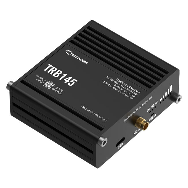 Teltonika TRB145 Industrial Rugged LTE RS485 Gateway, 4G/LTE (Cat 1), Equipped with RS485, Compatible with Industrial DNP3, PSU included By Teltonika - Buy Now - AU $212.80 At The Tech Geeks Australia
