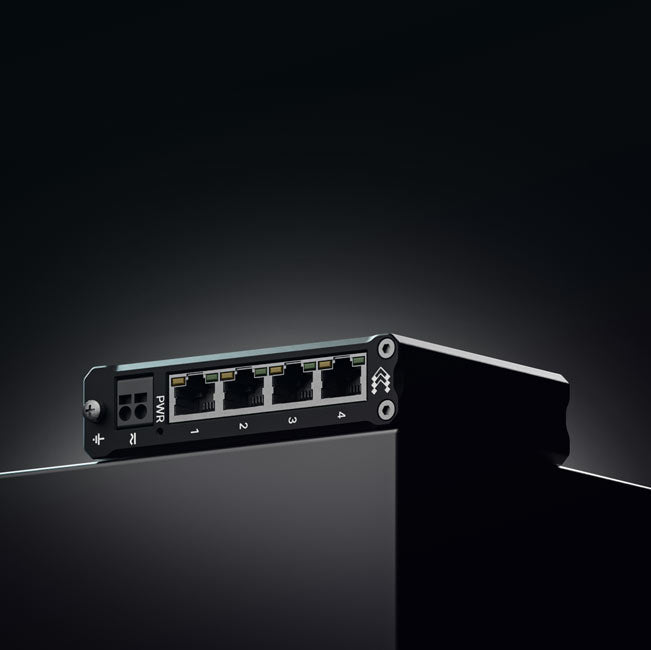 Teltonika TSW304 DIN Rail Ethernet Switch, 4x Gigabit Ethernet with speeds of up to 1000 Mbpsl, Wide Range of Voltages, PSU excluded By Teltonika - Buy Now - AU $129.92 At The Tech Geeks Australia
