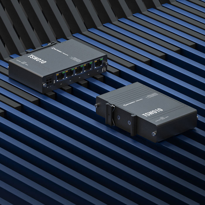 Teltonika TSW010 DIN Rail Ethernet Switch, 5x Ethernet Ports with speeds of up to 100 Mbps, Integrated DIN Rail Bracket, Plug and Play, PSU excluded By Teltonika - Buy Now - AU $44.80 At The Tech Geeks Australia