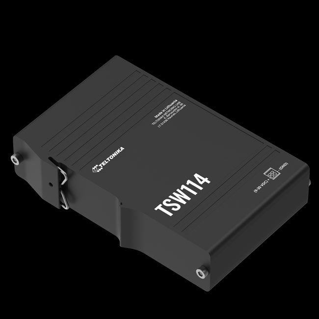 Teltonika TSW114 Gigabit DIN Rail Ethernet Switch,Easy Mounting, 5x Gigabit Ethernet Ports with speeds of up to 1000 Mbps, PSU excluded By Teltonika - Buy Now - AU $77.28 At The Tech Geeks Australia