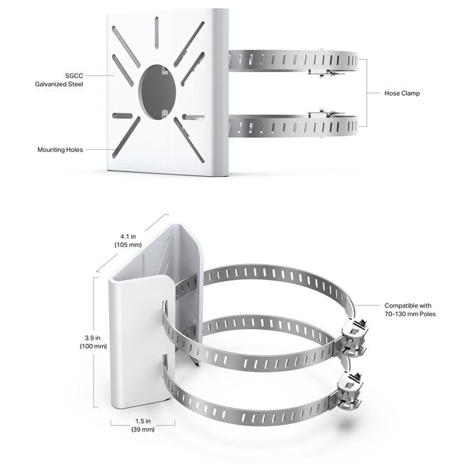 VMB-350 TP-Link VIGI Network Camera Pole Mounting Bracket By TP-LINK - Buy Now - AU $35.45 At The Tech Geeks Australia