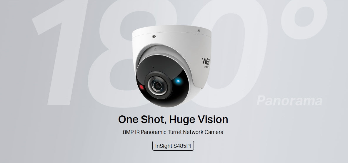 InSight S485PI TP-Link VIGI 8MP IR Panoramic Turret Network Camera By TP-LINK - Buy Now - AU $362.73 At The Tech Geeks Australia