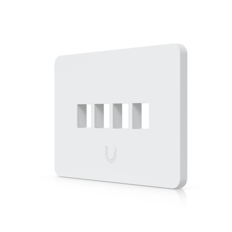 UACC-WP-Keystone-H Universal Paintable Keystone Wall Plate, Horizontal 4-Pack By Ubiquiti - Buy Now - AU $46.36 At The Tech Geeks Australia