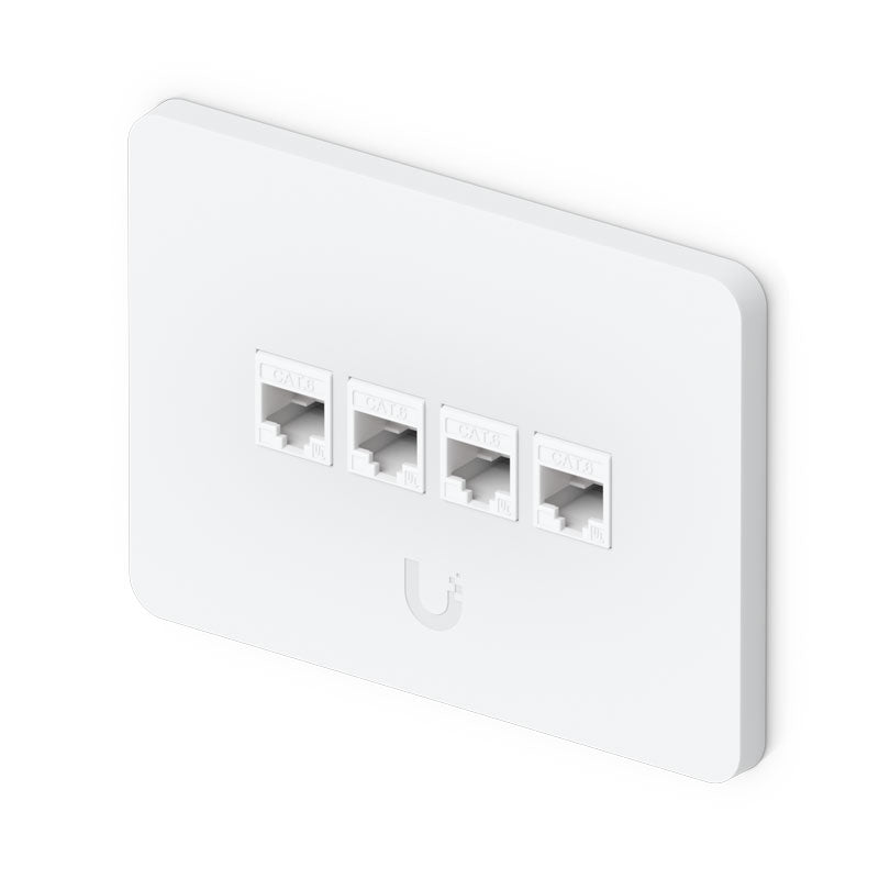 UACC-WP-Keystone-H Universal Paintable Keystone Wall Plate, Horizontal 4-Pack By Ubiquiti - Buy Now - AU $46.36 At The Tech Geeks Australia