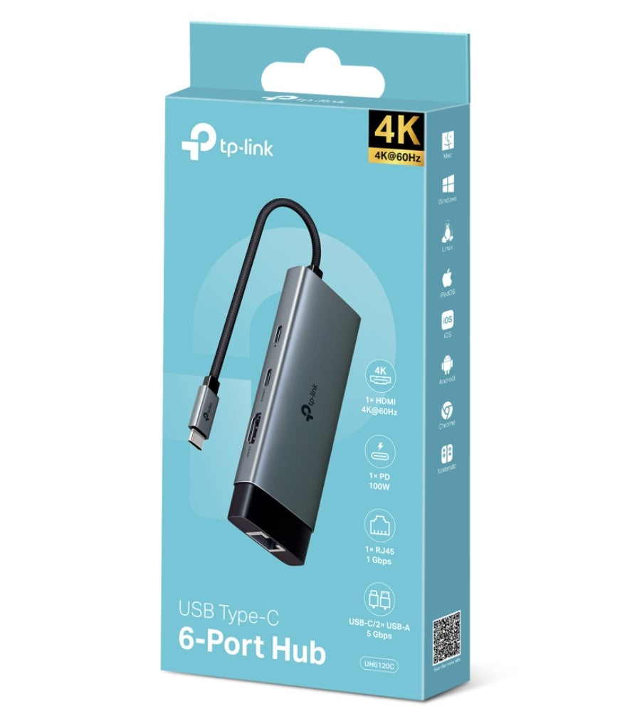 TP-Link UH6120C USB Type-C 6-Port Hub By TP-LINK - Buy Now - AU $58.75 At The Tech Geeks Australia