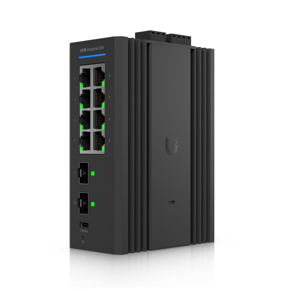 USW-Industrial-DIN-8 - Ubiquiti Switch Industrial DIN 8