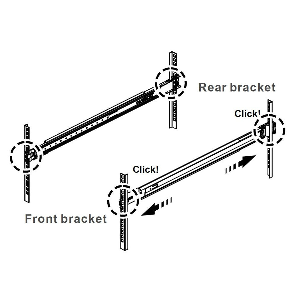 WG9047 - WatchGuard Rack Rails for WatchGuard Firebox M4850/M5850/M6850 (2)