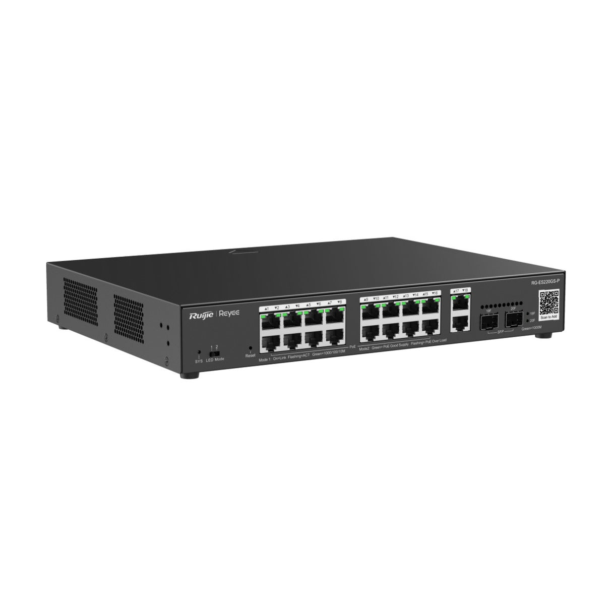 RG-ES220GS-P Ruijie Reyee 20 Port (16 Port PoE+) Switch By Ruijie - Buy Now - AU $450 At The Tech Geeks Australia