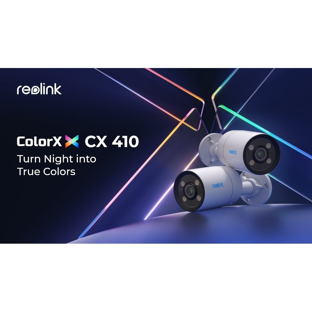 CX410W - Reolink CX410W 2K ColorX Wi-Fi Security Camera with True Full-Colour Night Vision