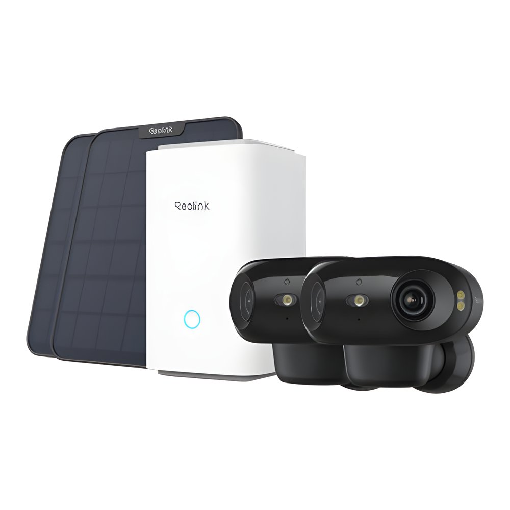 Reolink Home Hub with Argus 4 Pro + Solar Panel 2 (6W) + 128GB microSD Card