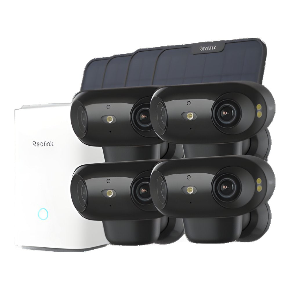 Reolink Home Hub with Argus 4 Pro + Solar Panel 2 (6W) + 128GB microSD Card