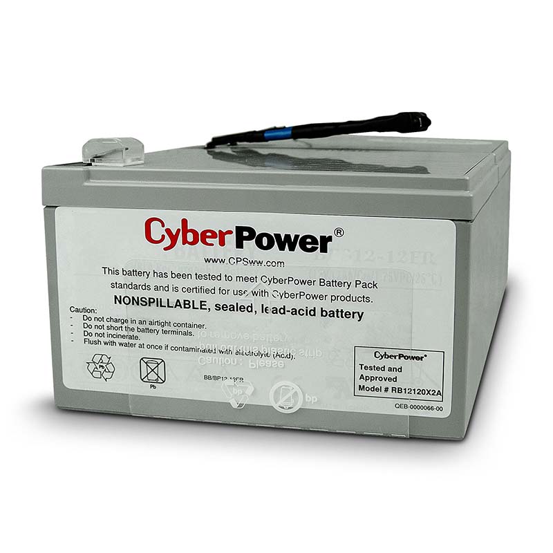 RB12120X2B CyberPower 12V/12AH Replacement Battery By CyberPower - Buy Now - AU $115 At The Tech Geeks Australia