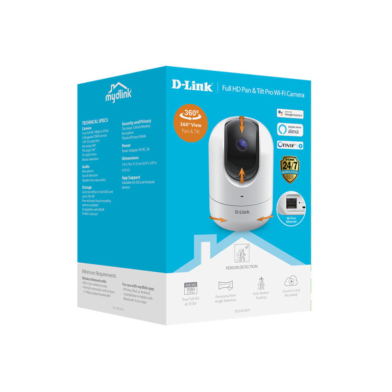 DCS-8526LH D-Link Full HD Pan & Tilt Pro Wi-Fi Camera By D-Link - Buy Now - AU $162.75 At The Tech Geeks Australia