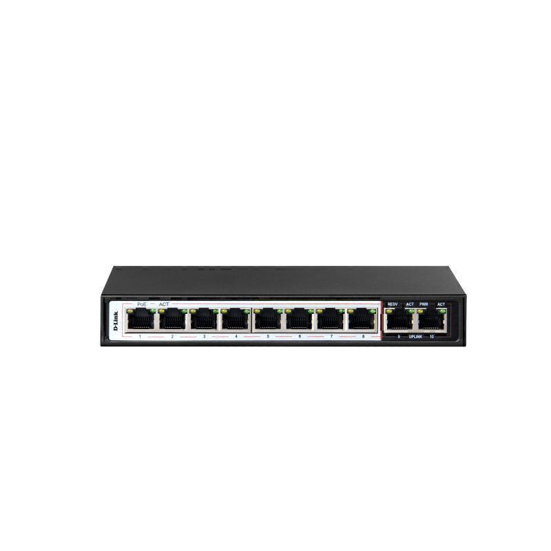 DES-F1010P-E D-Link 10 Port PoE Switch with 8 Long Reach 250m PoE Ports By D-Link - Buy Now - AU $109.87 At The Tech Geeks Australia