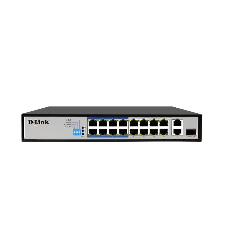 DES-F1018P-E D-Link 18 Port PoE Switch with 8 Long Reach 250m PoE Ports By D-Link - Buy Now - AU $301.39 At The Tech Geeks Australia