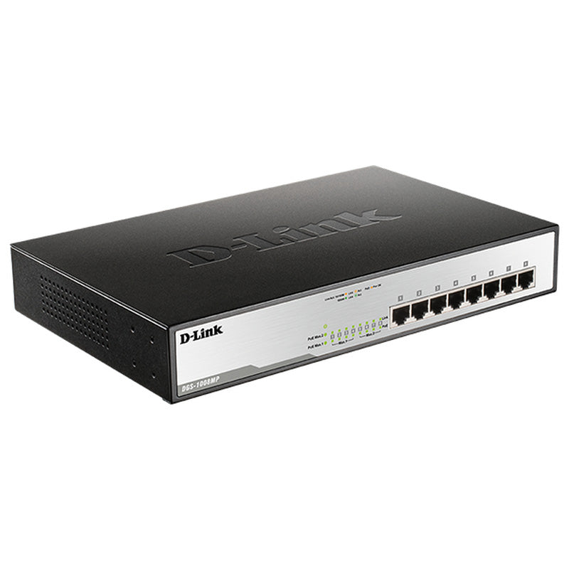 DGS-1008MP D-Link 8-Port Gigabit PoE Unmanaged Switch with 140W PoE By D-Link - Buy Now - AU $250.99 At The Tech Geeks Australia