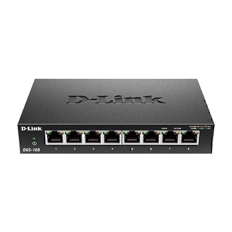 DGS-108 D-Link 8-Port Gigabit Desktop Switch By D-Link - Buy Now - AU $62.12 At The Tech Geeks Australia