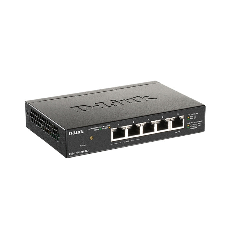 DGS-1100-05PDV2 D-Link 5 Port Smart Managed PoE Switch By D-Link - Buy Now - AU $69.80 At The Tech Geeks Australia