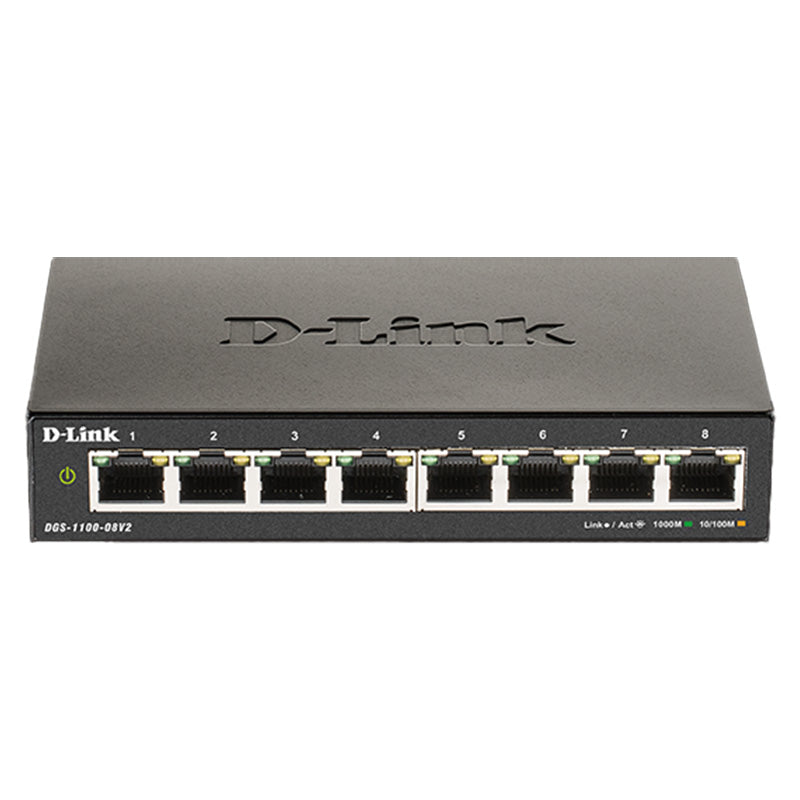 DGS-1100-08V2 D-Link 8 Port Gigabit Smart Managed Switch By D-Link - Buy Now - AU $76.86 At The Tech Geeks Australia