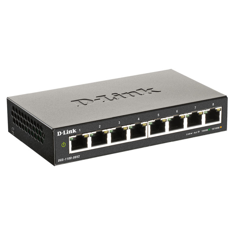DGS-1100-08V2 D-Link 8 Port Gigabit Smart Managed Switch By D-Link - Buy Now - AU $76.86 At The Tech Geeks Australia