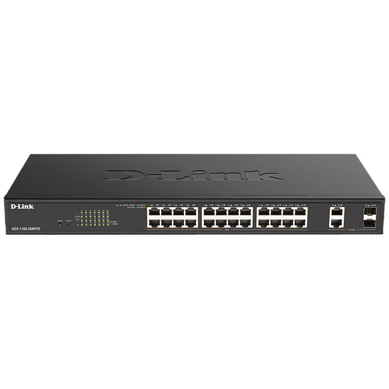 DGS-1100-26MPV2 D-Link 26 Port Gigabit Smart Managed PoE Switch By D-Link - Buy Now - AU $775.40 At The Tech Geeks Australia