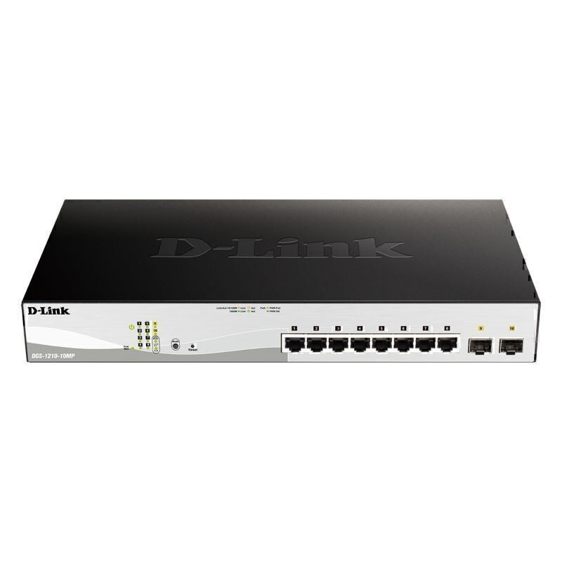 DGS-1210-10MP D-Link 10-Port Gigabit Smart Managed 130W PoE Switch with 8 PoE Ports By D-Link - Buy Now - AU $323.39 At The Tech Geeks Australia