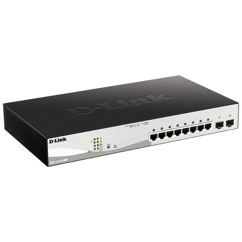 DGS-1210-10MP D-Link 10-Port Gigabit Smart Managed 130W PoE Switch with 8 PoE Ports By D-Link - Buy Now - AU $323.39 At The Tech Geeks Australia