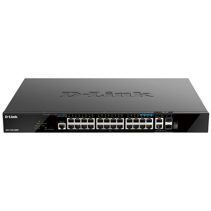 DGS-1520-28MP D-Link 28-Port Gigabit Smart Managed Stackable PoE+ Switch By D-Link - Buy Now - AU $1648.58 At The Tech Geeks Australia