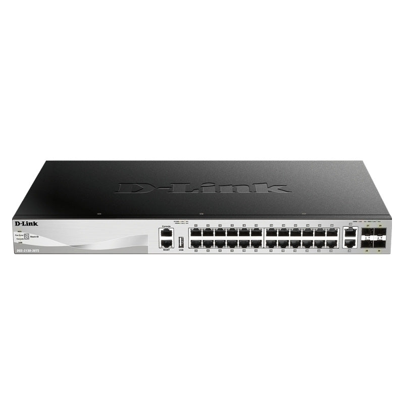 DGS-3130-30TS D-Link 30 port Stackable Gigabit Layer 3+ Switch By D-Link - Buy Now - AU $1492.85 At The Tech Geeks Australia