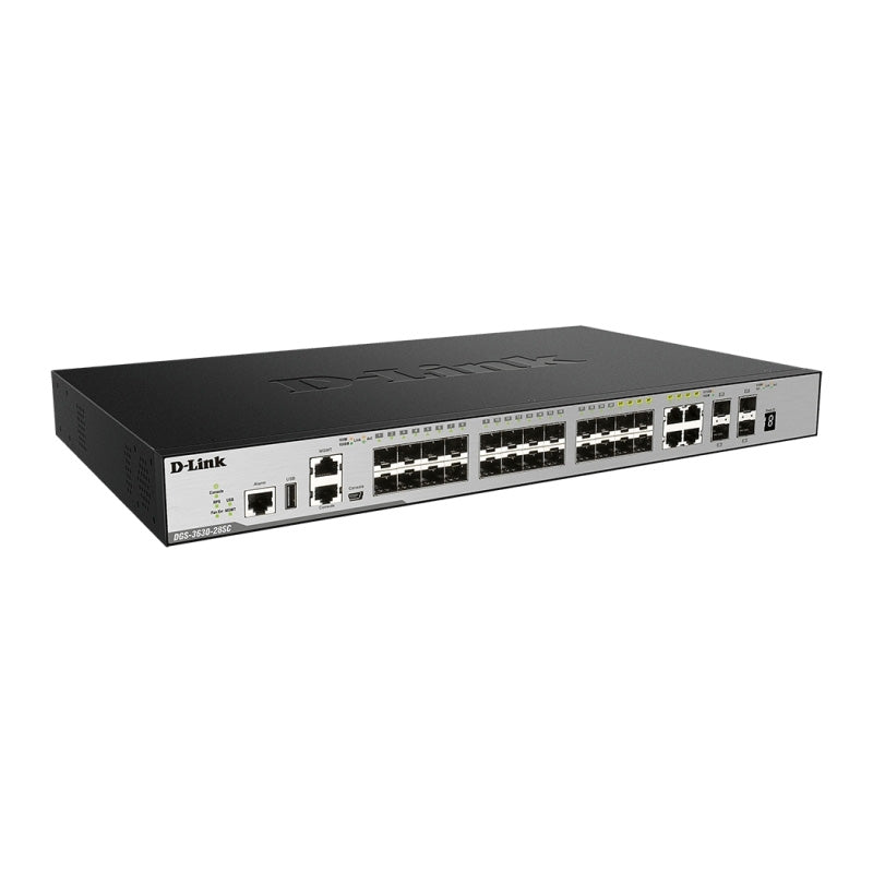 DGS-3630-28SC D-Link 28-Port Layer 3 Stackable Gigabit SFP Switch By D-Link - Buy Now - AU $3545.39 At The Tech Geeks Australia