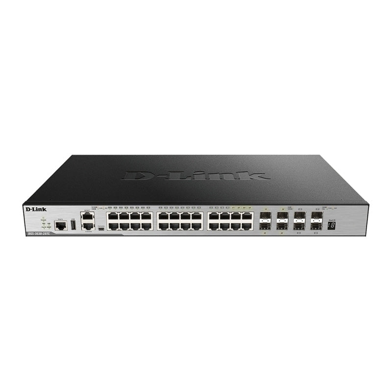 DGS-3630-28TC D-Link 28-Port Layer 3 Stackable Gigabit Switch By D-Link - Buy Now - AU $3096.58 At The Tech Geeks Australia