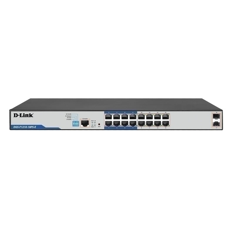 DGS-F1210-18PS-E D-Link 18-Port Gigabit Smart Managed PoE+ Switch By D-Link - Buy Now - AU $485.86 At The Tech Geeks Australia