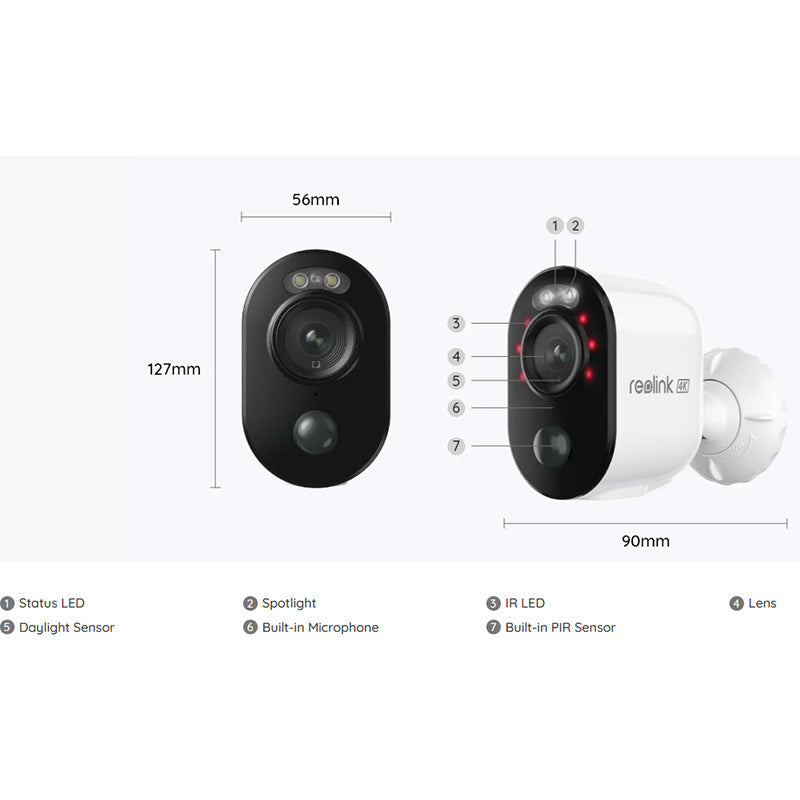 Argus 3 Ultra Reolink Smart 4K Ultra HD WiFi Security Camera By Reolink - Buy Now - AU $134.59 At The Tech Geeks Australia