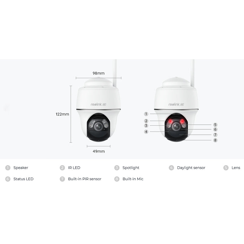 Argus-PT-Ultra Reolink 4K 8MP Wireless Pan & Tilt Camera with Spotlights By Reolink - Buy Now - AU $205.85 At The Tech Geeks Australia