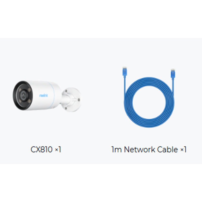 CX810 Reolink ColorX 4K 8MP PoE IP Camera with True Full-Color Night Vision By Reolink - Buy Now - AU $150.43 At The Tech Geeks Australia
