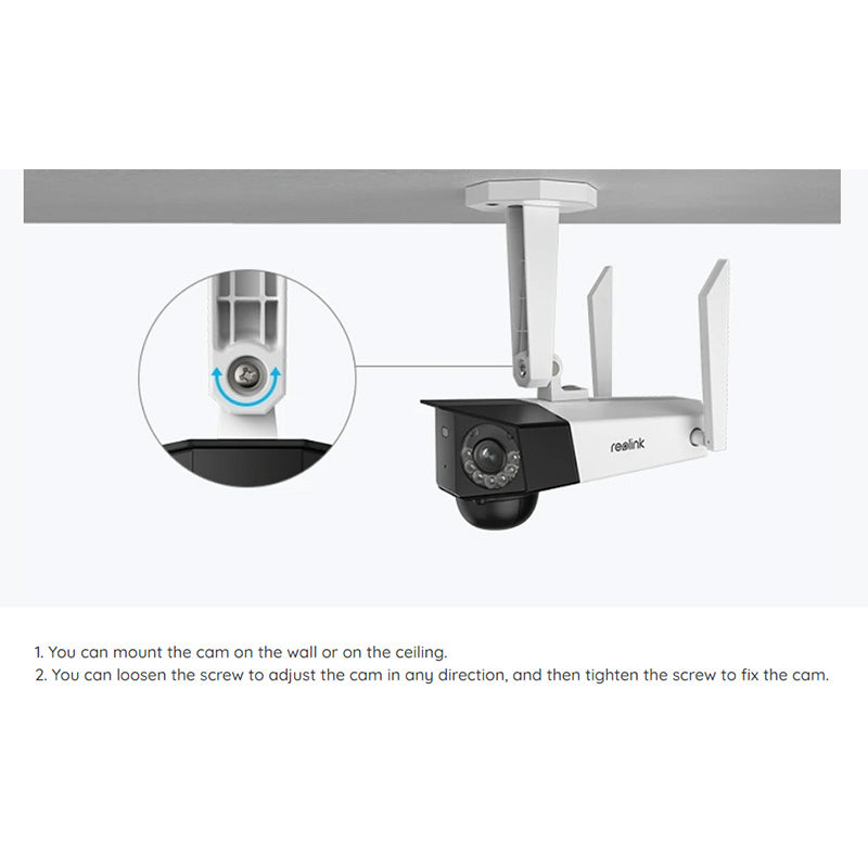 Duo-2-LTE Reolink Panoramic 4G Battery/Solar Powered Camera By Reolink - Buy Now - AU $182 At The Tech Geeks Australia