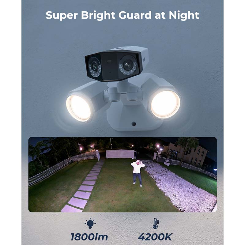 Duo-Floodlight-PoE Reolink 4K PoE Floodlight Camera with Dual Lens By Reolink - Buy Now - AU $213.77 At The Tech Geeks Australia