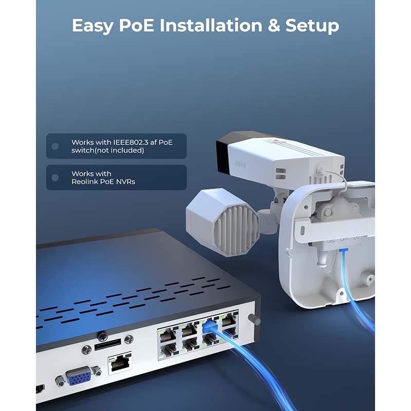 Duo-Floodlight-PoE Reolink 4K PoE Floodlight Camera with Dual Lens By Reolink - Buy Now - AU $213.77 At The Tech Geeks Australia