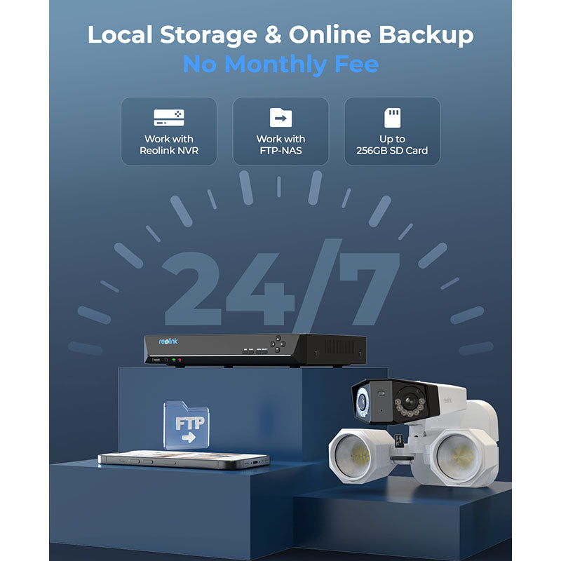 Duo-Floodlight-PoE Reolink 4K PoE Floodlight Camera with Dual Lens By Reolink - Buy Now - AU $213.77 At The Tech Geeks Australia