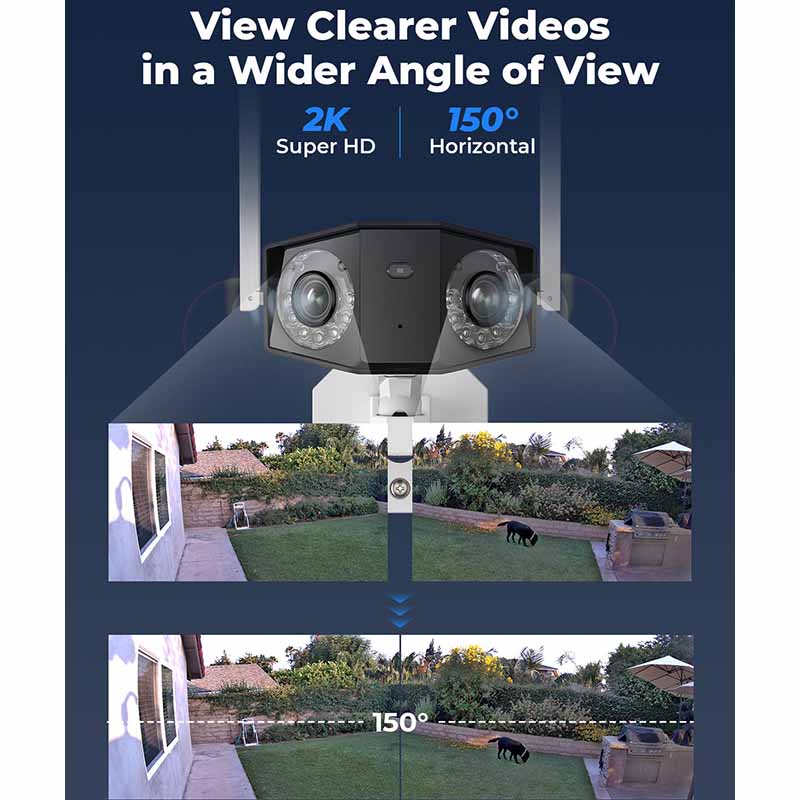 Duo2-WiFi Reolink Dual Lens 4K Camera with WiFi By Reolink - Buy Now - AU $193.98 At The Tech Geeks Australia